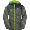 Jack Wolfskin RAINBOW PAW JACKET K, Cappotto Unisex, thyme green all over,
