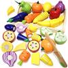 Chithor Cucina Giocattolo per Bambini, Frutta da Tagliare Giocattolo, Frutta Verdura Tagliare in Legno, Giochi Montessori, Regali Giochi per Bambini e Bambina Compleanno Pasqua Natale