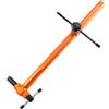 QWORK® Strumento di allineamento forcellino Cambio Bici, Lega di Alluminio, Asta di misurazione Scorrevole in Acciaio Inox, per MTB