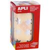 APLI Kids - Rotolo di gommini 19,5 mm Estrella argento