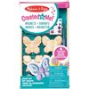 Melissa & Doug 19515 - Decora da Te: Magneti di Legno a Forma di Farfalla
