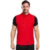 BWOLF - Giacca softshell GRIN da uomo, Giacche softshell outdoor da uomo, Giacca da lavoro in softshell da uomo, Giacca softshell da uomo con fodera, Colore: rosso, L