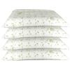 l&j Coppia Federe Trapuntate Aloe Vera con Cerniera a Zip Antiacaro Misura 50x80 cm Morbido Per un Ottimo Riposo 100% Poliestere n 4 Federe Per Cuscini Guanciali Letto Igenico e Resistente Lavabile (4)