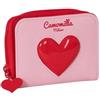 Camomilla Milano Portafoglio Medium Wallet Seven Rosa Linea Love Me 7 Sezioni 2 Tasche Cerniera Bi-Fold Plastica Ragazza