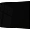 Concept Crystal ORIGINALE asse da cucina in VETRO temperato - Tagliere in vetro resistente a graffi e impatti - Lavabile in lavastoviglie - Resistente al calore e ai batteri D17 Serie Bianco e nero: Black 60x52
