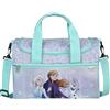 Scooli - Borsa sportiva Disney Frozen per bambini - Ampio scomparto principale - Tracolla regolabile - Anna & Elsa Design - Robusto