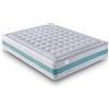 NATURELITS Materasso molle insacchettate 80 x 190 reversibile matrimoniale. Alto comfort. Ipoallergenico, antiacaro e traspirante. Rigidità media. Colore grigio. Serene Optima Altezza 30 cm