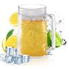 Hillylolly Bicchieri Freezer Birra, Boccale di Birra Refrigerante 450 ML Finta, Bicchiere Birra Doppia Parete, Bicchieri da Birra con Manico, Boccali da Birra, Tazza Birra (Ghiaccio tritato)