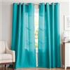 Exclusive Home GT Loha-Tenda a Pannello in Lino, Poliestere, Blu Foglia di tè, W 54 x L 108 (2 Panels), 2 unità