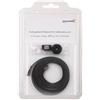 Jalousiene Ersatzteile-Shop Kit di riparazione per tende esterne - Nastro per ascensore 6 × 0,33 mm (300 cm, nero) con supporto per nastro di testo e gomma terminale - Resistente ai raggi UV e alle intemperie - Nastro di