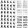 EYPINS 40 Pezzi Staffa Angolare in Alluminio 4040 4080,Staffe Angolari di Fissaggio 90 Gradi a Forma di L（39x39x35 mm）