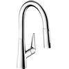 hansgrohe Talis M51 Miscelatore cucina monocomando 160, doccetta estraibile, 2 getti, cromo, 72815000