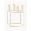 Audo Copenhagen Candelabro in metallo Kubus - Beige