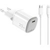 Celly UPTC1USBC20WCTL Pezzo Caricatore Comunicazione mobile bianco grigio