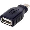PremiumCord Adattatore USB-C Maschio a USB a Femmina M/F, USB 3.2 Gen 1, Super Velocità 5 Gbit/s, USB Type-A Femmina, USB Type-C Maschio, Supporto Otg, Colore Nero