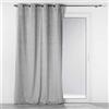 Douceur d'Intérieur, Tenda con occhielli, 135 x 240 cm, colore: Grigio, Velluto Stampato, Acquerello