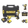 Dewalt Dcf 887 P2 Avvitatore a impulsi brushless 18 v xr con attacco esagonale 1/4' in valigetta TStak+ 2x Batterie dcb 184 5,0 Ah + Caricabatterie dcb 115