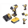Dewalt - Avvitatore a impulsi a batteria dcf 887 H1 18 v 205 Nm 1/4' brushless + 1x batteria powerstack 5,0 Ah + caricabatterie