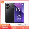 Xiaomi Redmi Note 13 Pro Plus 5G versione globale 256GB/512GB MediaTek Dimensity 7200-Ultra 6.67 ''3D curvo 1.5K 120Hz Display,1 - Black