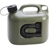 Hünersdorff Tanica per carburante, professionale, 5 l, per benzina, diesel e altre merci pericolose, approvazione ONU, Made in Germany, produzione certificata TÜV, verde oliva