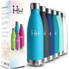 HoneyHolly Borraccia Termica, Doppia Parete Bottiglia Acqua in Acciaio Inox - 500ML - Senza BPA Bottiglia Termica, Antigoccia, Borraccia Palestra, Borraccia per Scuola, Sport, Ufficio