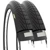 ECOVELO 2 COPERTONI 14 x 1.75 (47-254) PER BICI BAMBINO | PNEUMATICI STRADALI NERI IN GOMMA BIKE BICICLETTA