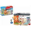 PLAYMOBIL City Life 71328 Palestra attrezzata, Pali da Slalom, Porta da Calcio, Accessori per Il Tennis e Altro Ancora, Giocattolo per Bambini dai 4 Anni in su