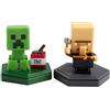 Mattel Minecraft Earth Boost Mini Figure 2 Pack NFC-Chip Giocattoli di Realtà Aumentata della Terra
