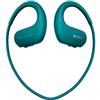 Sony NW-WS413 - Lettore musicale Walkman sportivo All in One 4GB, Impermeabile all'acqua salata, Resistente a polvere e sabbia, Funzionante tra -5°C e +45°C, Bluetooth, Blu