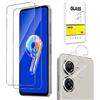 E-Hamii Pellicola Salvaschermo Compatibile con ASUS Zenfone 9 [2 Pezzi] + Pellicola Fotocamera [2 Pezzi] Vetro Temperato 9H [Antigraffio,Senza Bolle] [Trasparente]