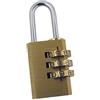 Pavo, 8034840, Lucchetto Premium in alluminio con codice a 3 cifre, misura 28 millimetri