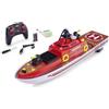 Carson 500108051 RC- Fireboat 2.4G 100% RTR - Barca telecomandata, barca RC, barca telecomandata per bambini e adulti, incluso telecomando