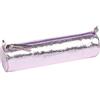 Clairefontaine 410106C -astuccio per la scuola rotondo specchio rosa Ø5,5x22 cm in vero cuoio d'agnello I Articoli per la scuola I astuccio per matite colorate I astuccio per matite I portapenne