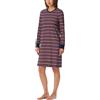 Schiesser Family-Camicia Maniche Lunghe, in Morbido Cotone, 95 cm, Blu Notte_182117, 3 Donna