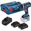 Bosch Professional Trapano avvitatore 18 V 50 Nm (2 x 5.0 Ah) GSR 18 V-50 Bosch 06019H5001