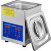 VEVOR Pulitore a Ultrasuoni 18 x 16,5 x 21,2 cm Riscaldatore Temporizzatore 60 W