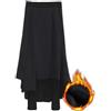 MdybF Gonna Lunga Donna Leggings in Pile Donne Gonnette Pantaloni Culotte Inverno Autunno più Dimensioni Vestiti Paffuti Clinggins Skort Skort-Black Addensato-m
