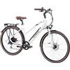 F.lli Schiano E-Voke, Bici Elettrica da Trekking 28 Inches per Adulti, 36V 11.6Ah Batteria Rimovibile, Motore 250W 50Nm, City Ebike, Bianco