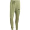 adidas Essentials Fleece 3-Stripes Tapered Cuff Pants Pantaloni Sportivi, Tent Green F16, L Long Uomo