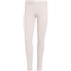 adidas 3 Stripes Leggings Donna, Sandy Pink, XL Tall