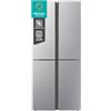 Hisense MQ79426SE Frigorifero Americano Quattro Porte, Grande capacità 427 litri, Finitura Argento, Total No Frost, Classe E, Illuminazione LED, Sistema Multi Air Flow, Holiday mode