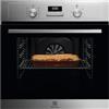 Electrolux Serie 600 Forno da Incasso a Vapore Multifunzione, Capacità 65 L, OED3H00BX, Pizza, SteamBake, Pulizia AquaClean, 670 x654x635 mm. Inox, Classe A