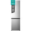Hisense MC60331ID Frigorifero Combinato a libera installazione, Total No frost con doppia porta reversibile, Inox Look, Altezza 200 cm, capacità netta 336 litri, Classe energetica D