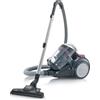 SEVERIN Aspirapolvere ciclonico senza sacco, potenza di aspirazione costante, potenza 800 watt e raggio d'azione di 9 m, 2,1 L, nero-rosso, CY 7089