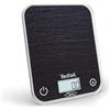 Groupe SEB Tefal Optiss, Bilancia da cucina elettronica, Display retroilluminato di facile lettura, Resistente ai graffi, Capacità di 5 kg, Ardesia, BC50D2V0