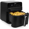 Tristar Friggitrice ad aria calda digitale - 6 L - 1,5 kg patatine fritte - alloggiamento nero opaco - FR-9025