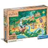 Clementoni Puzzle Disney Story Maps Jungle Book - 1000 Pezzi - Puzzle Adulti, Poster Incluso, Puzzle Disney, Divertimento Per Adulti, Made In Italy, 39813