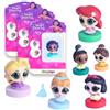 #sbabam Sbabam FUNNY BOX Disney Princess Stamper, Timbri per Bambini con Principesse, Bambole con Occhi Glitter, 3 Pz, Giochi da Edicola, Gadget di Mini Principesse per Regalo Bambina
