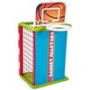FEBER - Activity Cube 4 in 1, cubo attività: calcio, basket, golf e tavolo, accessori inclusi, per incoraggiare l'attività dei bambini, Famosa (FEB03000)