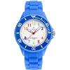 Alienwork Kids Orologio di Apprendimento Bambini Ragazzi Ragazze Blu Bracciale in Silicone Multicolore bambini Impermeabile 5 ATM Tempo di Apprendimento
